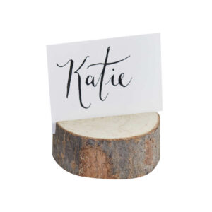 Wooden Place Card Holder – Rustic Country