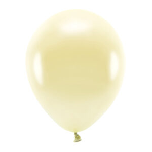 Straw Yellow, Metallic Eco Balloons 30cm