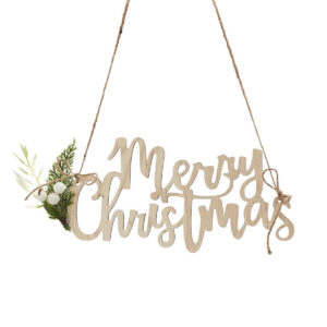 Wooden Merry Christmas Chair Decorations