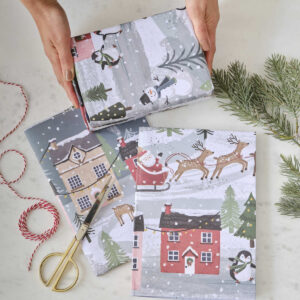 Christmas Scene Wrapping Paper