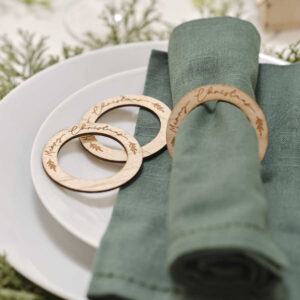 Merry Christmas Napkin Rings