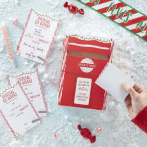 Elf Report Cards & Post Box – Novelty Christmas