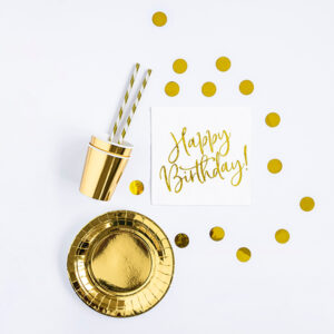 Gold Birthday – Party Decorations Set