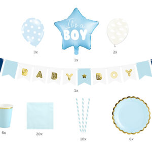 It’s a Boy – Gender Revealing Party Decorations Set