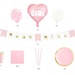 It’s a Girl – Party Decorations Set
