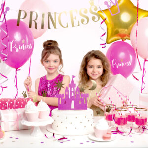Pretty In Pink Princess Birthday – Party Decorations Set