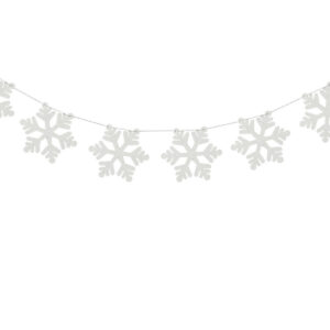 Christmas Wooden Snowflake Bunting