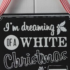 Christmas Wooden Chalkboard Wine Sign – Vintage Noel