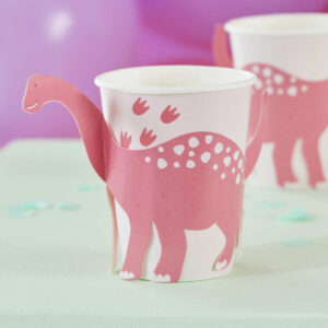 Pink Pop Out Dinosaur Paper Cup (Copy)