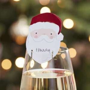 Santa Glass Decorations